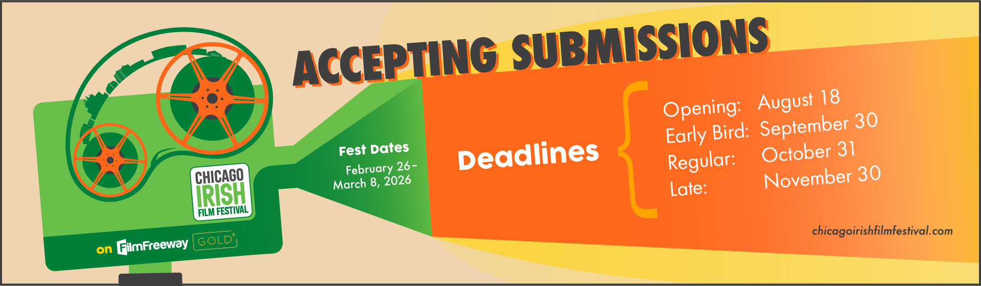 Submit your film to the 2026 Chicago Irish Film Festival